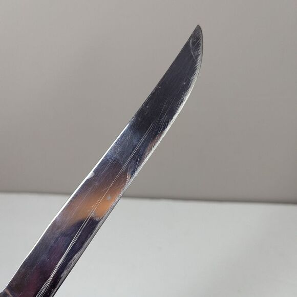 Vintage Sheffield Carving Knife – 13" Faux Antler Handle – Made in England - Picture 9 of 9